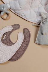 Organic Cotton Newborn Bib (Pack of 2)