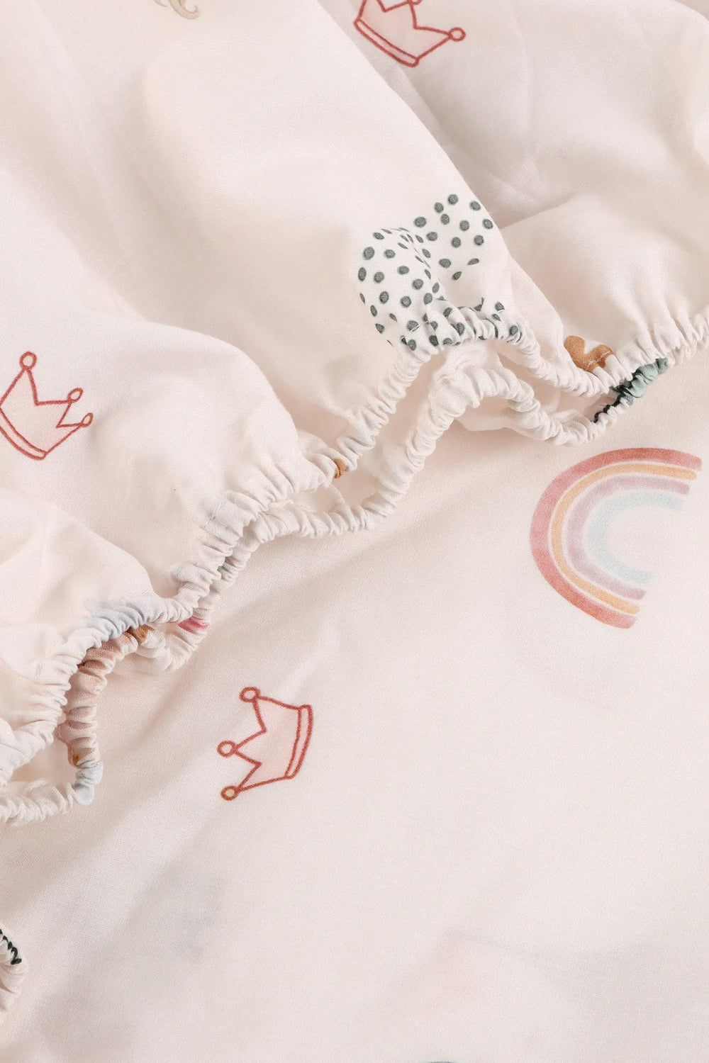 Cosmic Candy Organic Cotton Fitted Cot Sheet by MiRooh