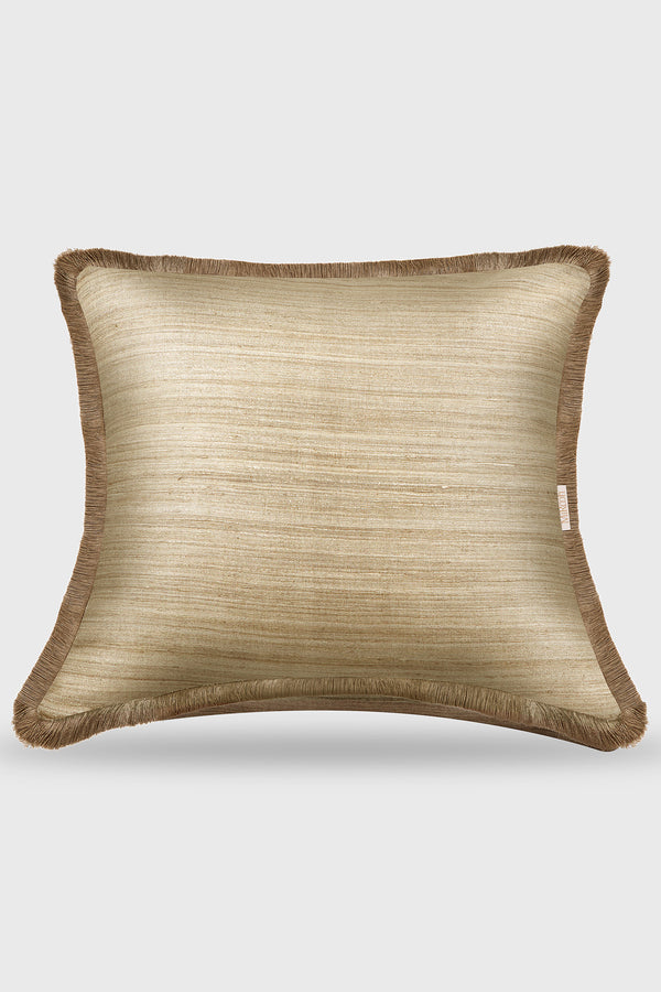 Mirooh Pure Tussar Silk Resham Cushion