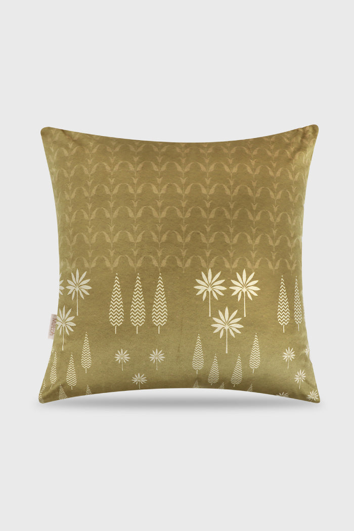 Saajh Moss Green Cushion by MiRooh