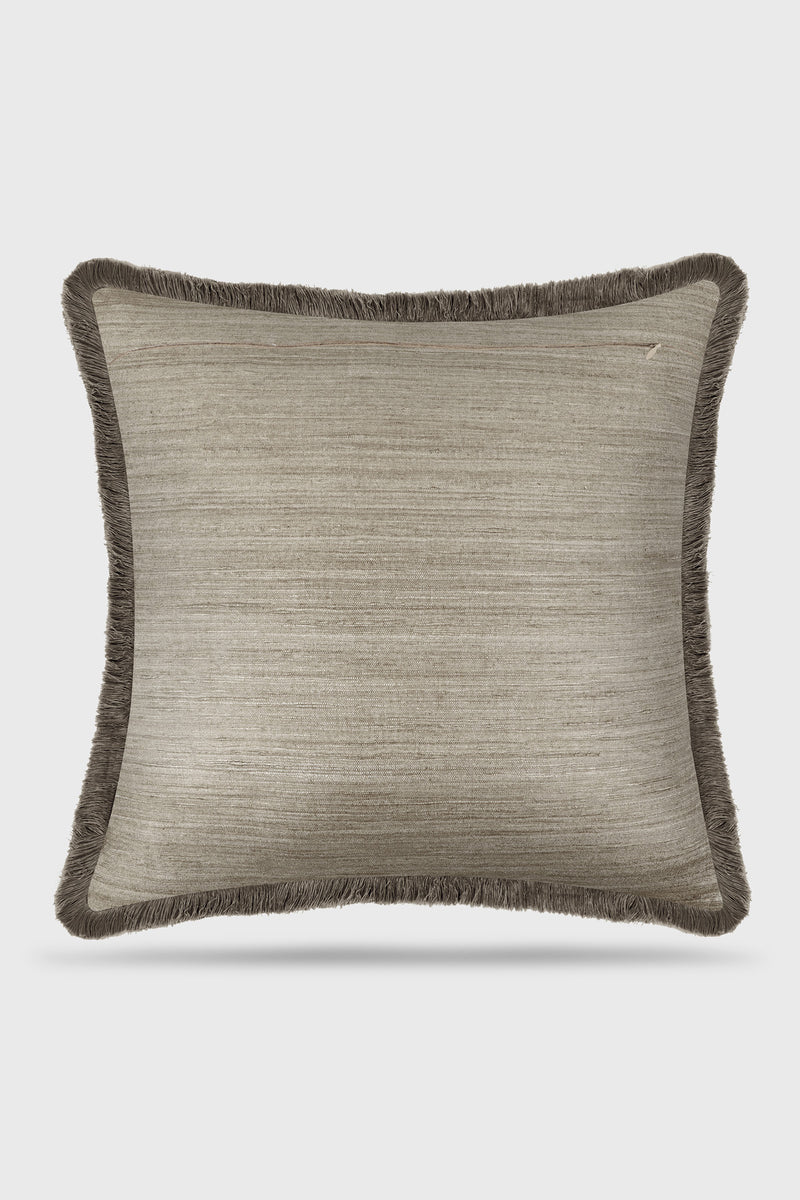 Mirooh Pure Tussar Silk Kosa Cushion