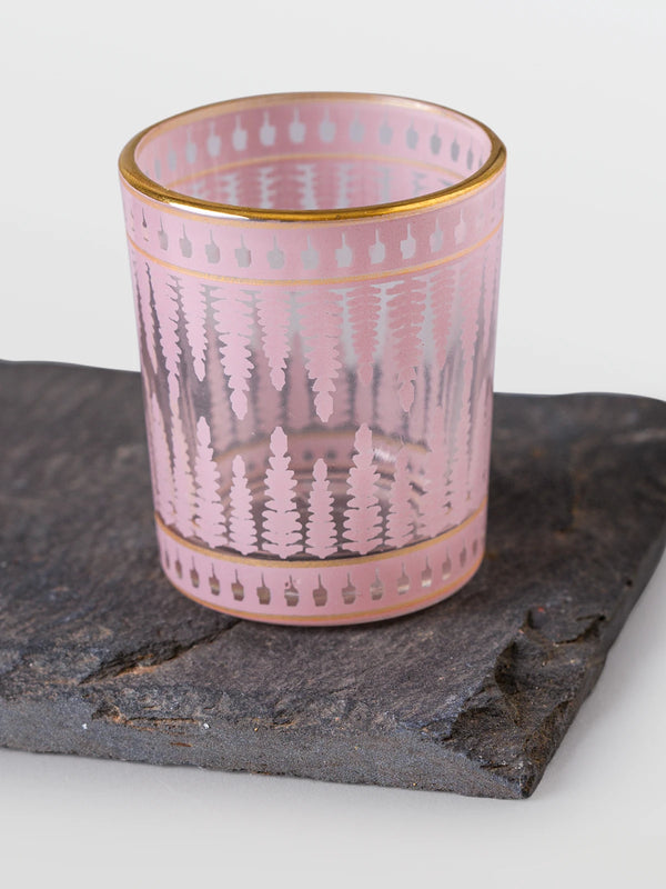  bel buta lilac tea light candle holder set