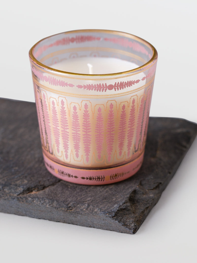 bela buta lilac candle set