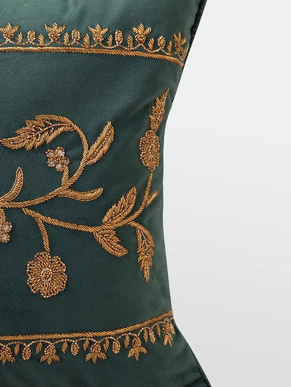 Ziya Forest Green Fabric Sample